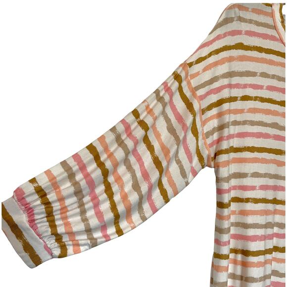 Cotton Bleu Striped Top Small - Picture 3 of 7